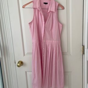 Ann Taylor Pink Sleeves Shirt Dress